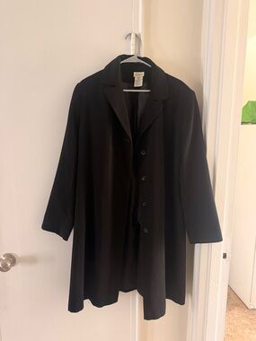 Classic Elements Black Jacket with Simple Collar